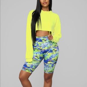 All of the lights lounge set - Lime/Blue